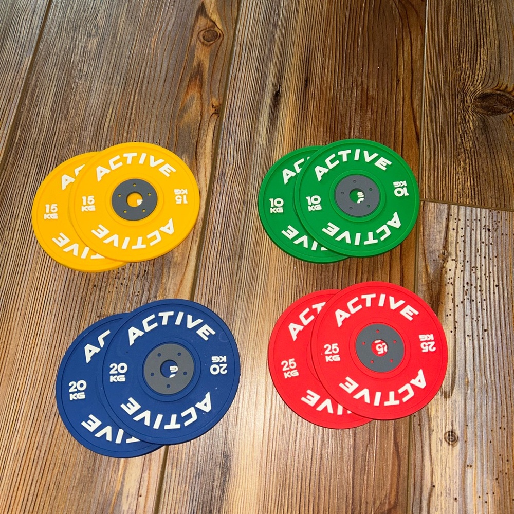 Barbell Weight Set Drink Coasters